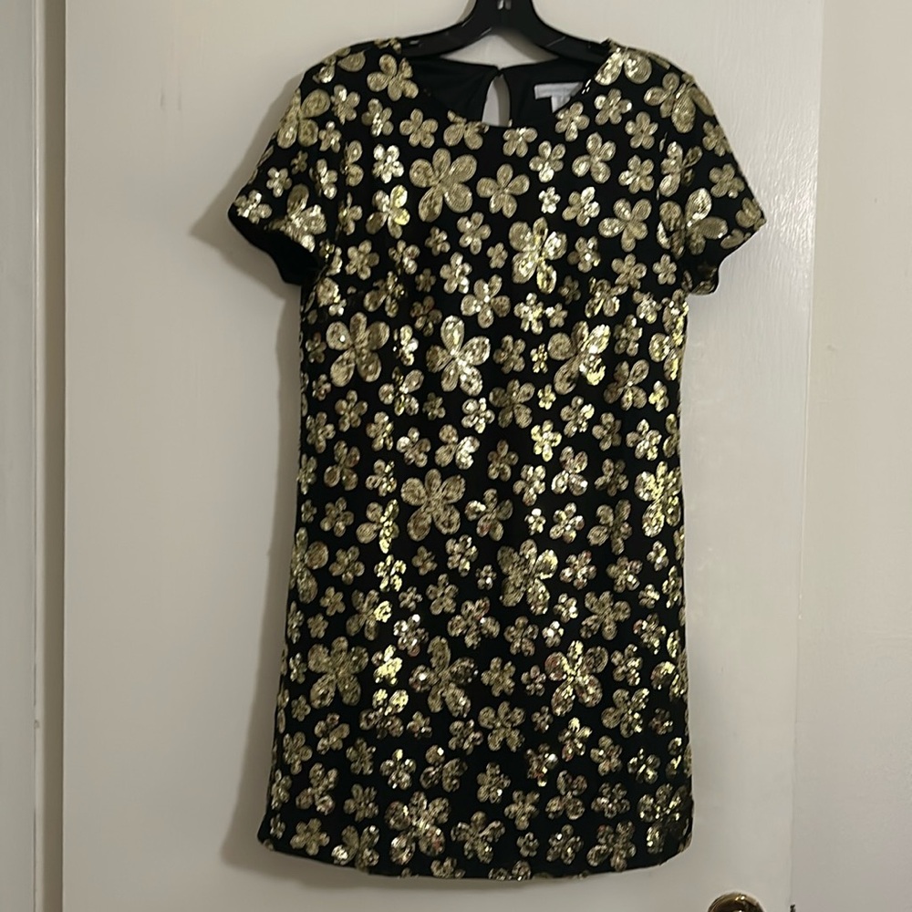 London Times sequin mini dress